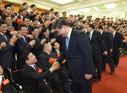 全國助殘日前夕，頤而康公司負責人受到習近平總書記等中央領（lǐng）導親切接見